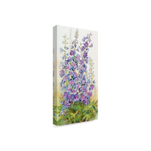 Joanne Porter 'Delphinium Cluster' Canvas Art,10x19